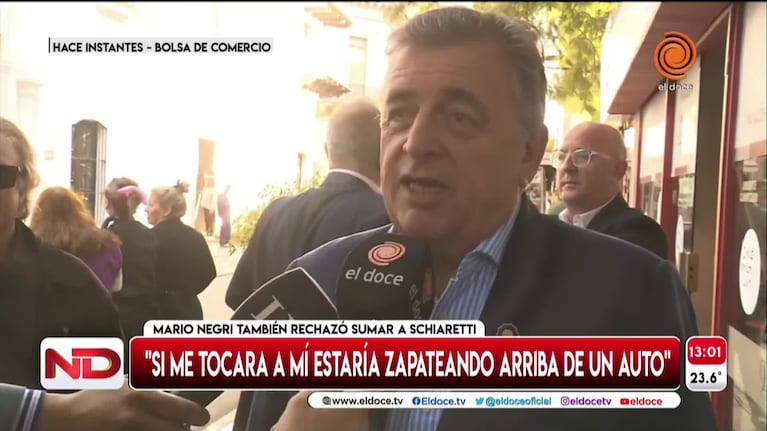 Negri sobre el enojo de Juez: “Yo estaría zapateando arriba de un auto”