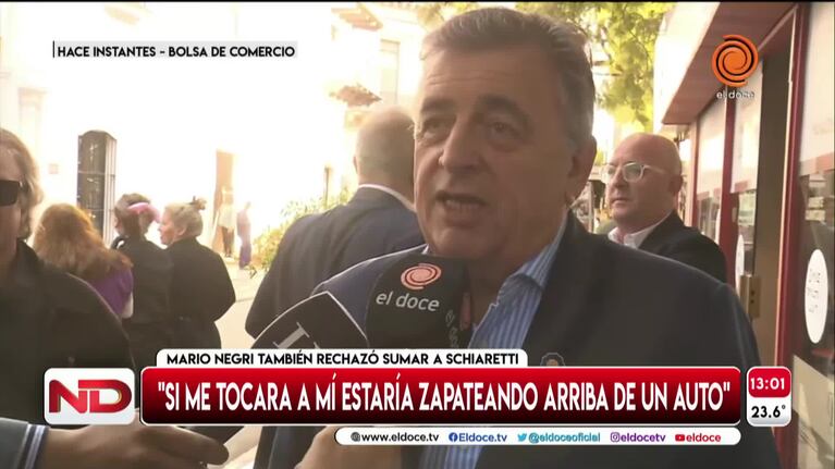 Negri sobre el enojo de Juez: “Yo estaría zapateando arriba de un auto”