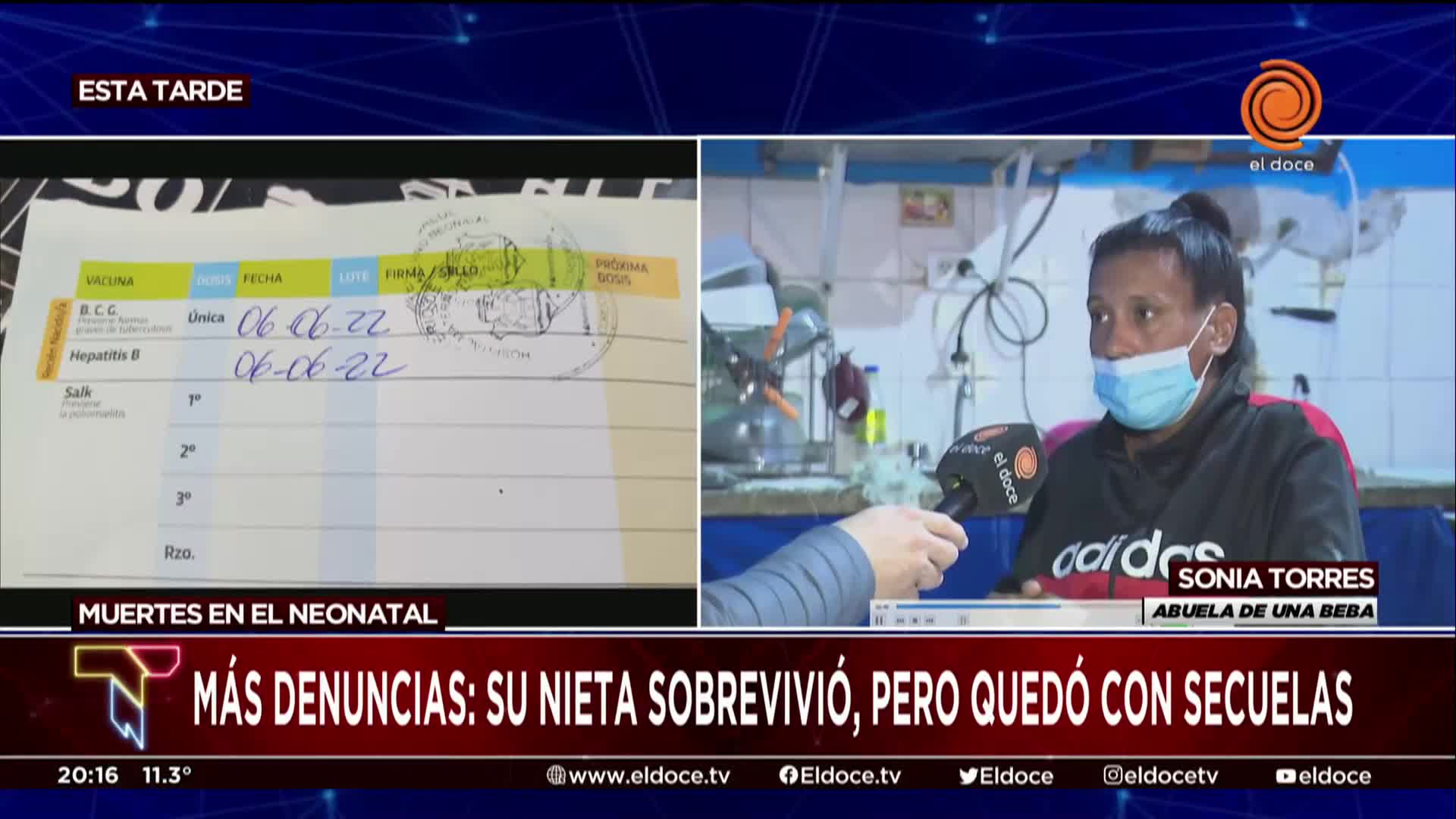 Su nieta sobrevivió, pero quedó con secuelas: nueva denuncia contra el Neonatal