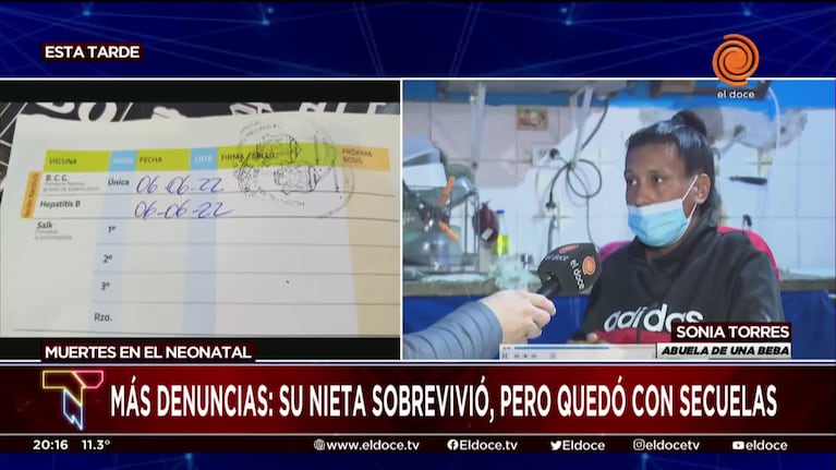 Su nieta sobrevivió, pero quedó con secuelas: nueva denuncia contra el Neonatal