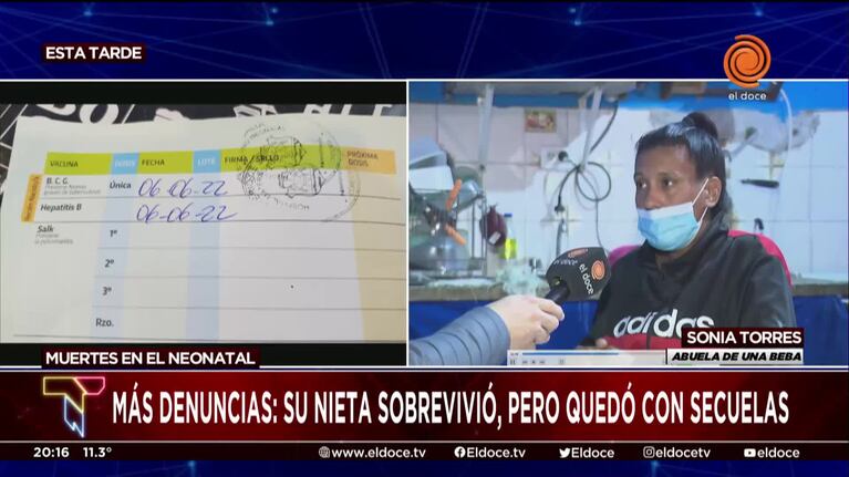 Su nieta sobrevivió, pero quedó con secuelas: nueva denuncia contra el Neonatal
