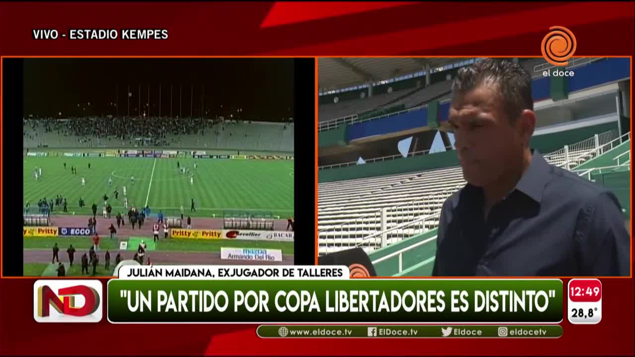 Julián Maidana palpitó el regreso de Talleres a la Copa Libertadores