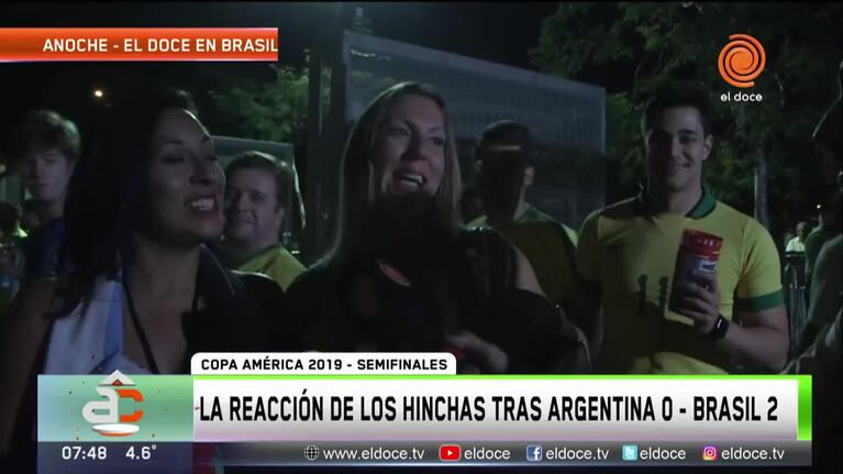 Copa América: la opinión de los hinchas argentinos tras la derrota con Brasil