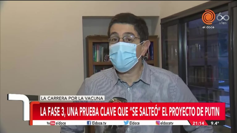 Los riesgos de la vacuna rusa: "Si les va mal es un peligro"