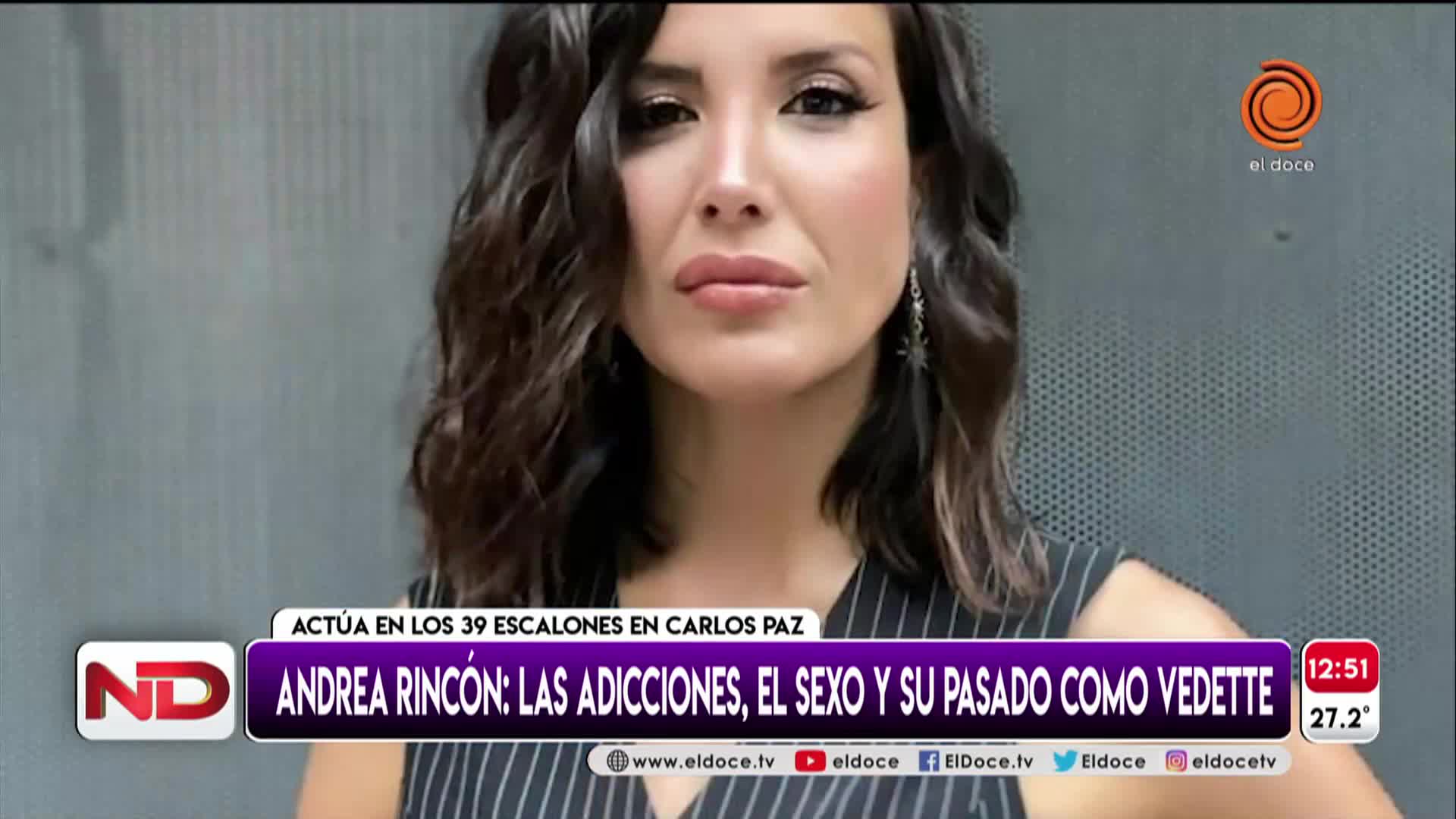 Andrea Rincón sobre su pasado: "Estuve en el infierno y la pasé muy mal"