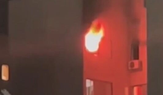 Un incendio en un edificio en el centro de Córdoba
