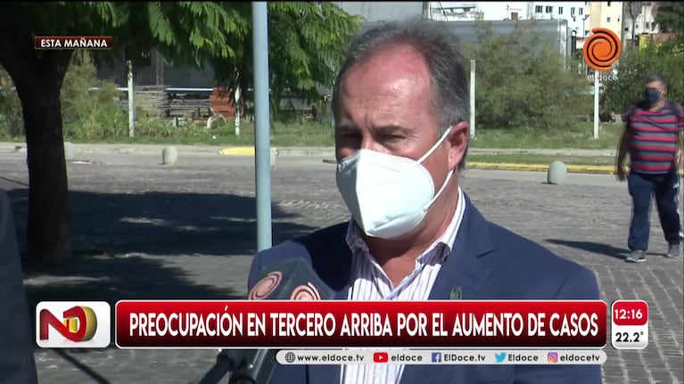 Río Tercero, zona roja por el coronavirus: la postura del intendente