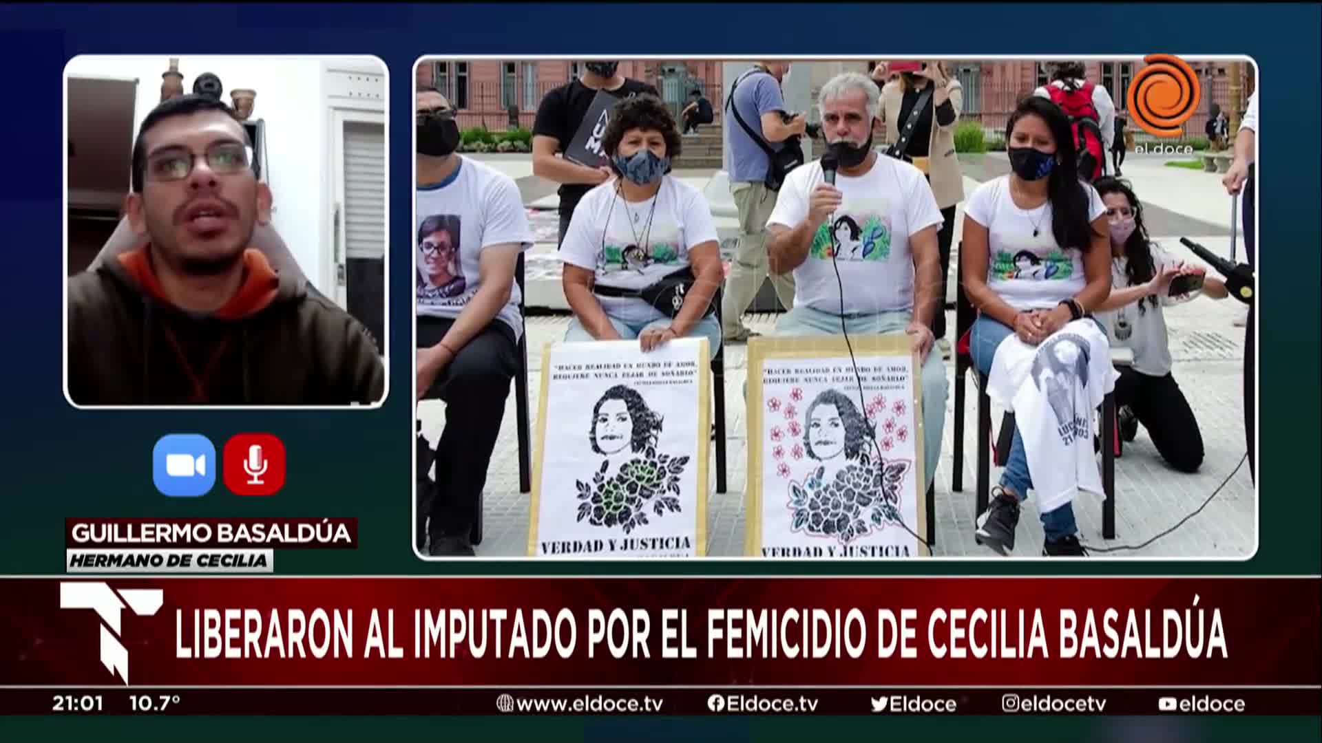 El hermano de Cecilia Basaldúa apoyó la liberación del único imputado