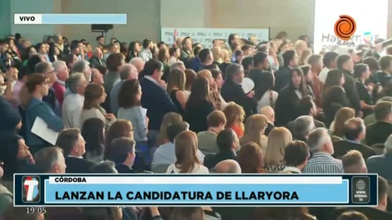 Llaryora habló como candidato a gobernador