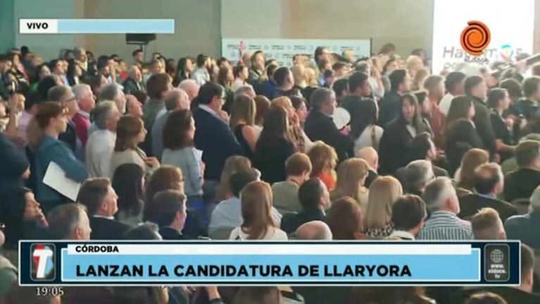 Llaryora habló como candidato a gobernador