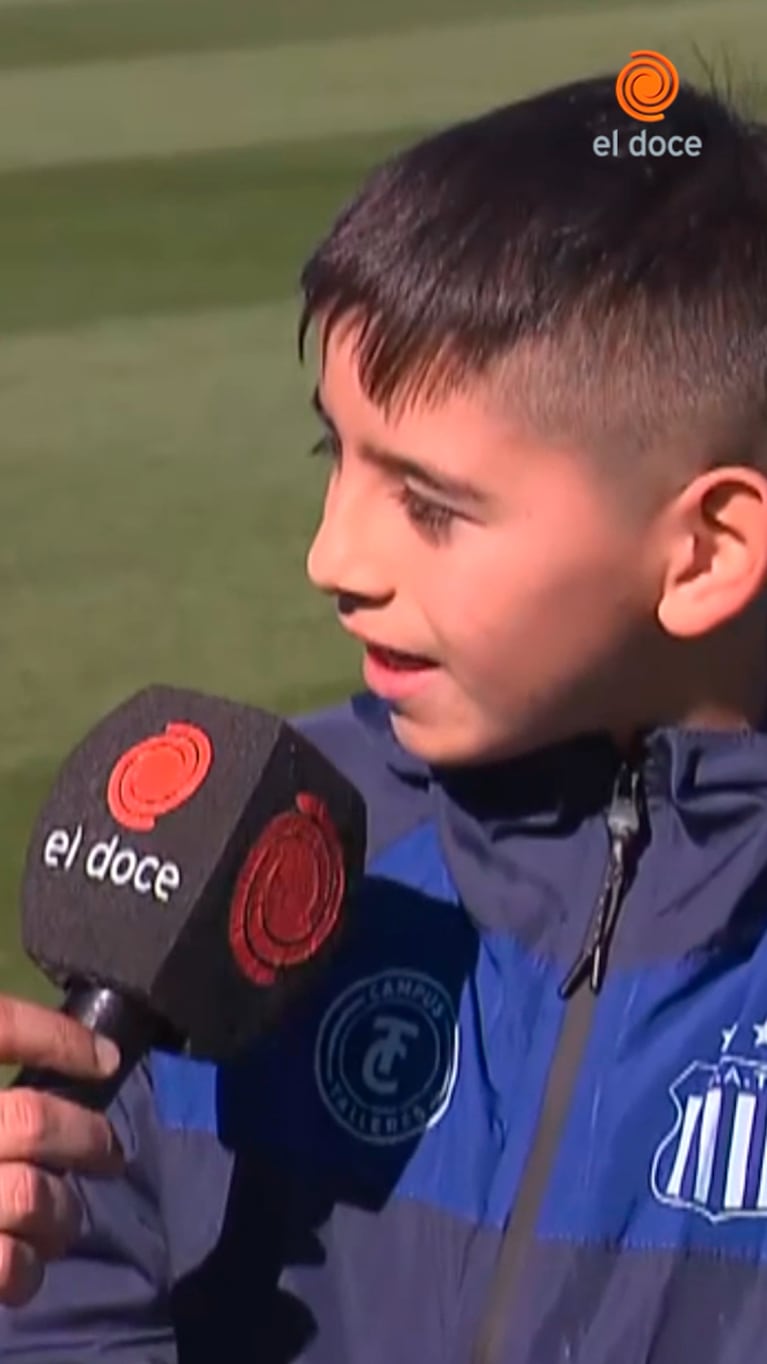 Una experiencia bien futbolera con los niños