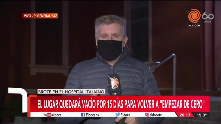 Posponen para este miércoles el traslado de pacientes del Hospital Italiano