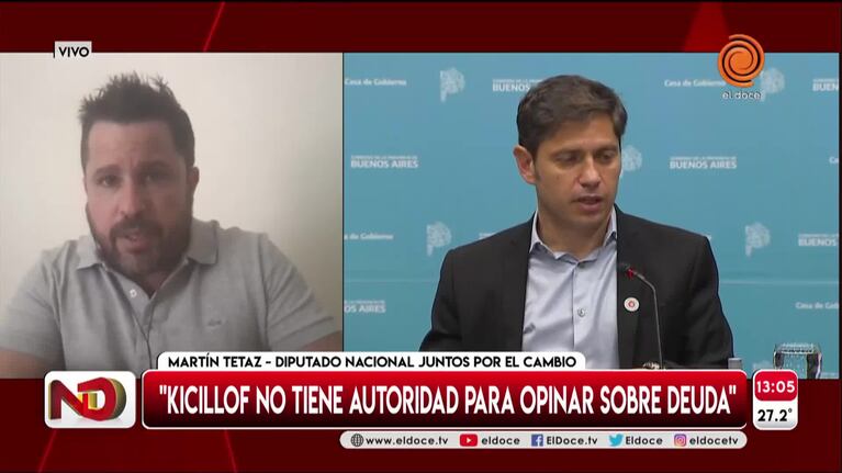 Martín Tetaz opinó sobre el acuerdo con el FMI y la división en el oficialismo