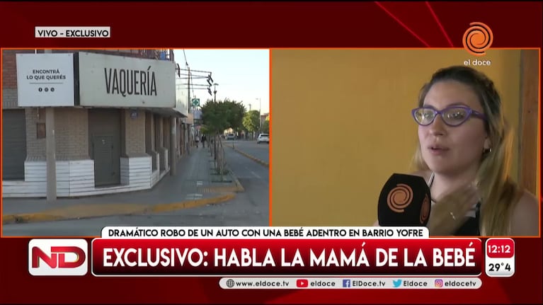 El drama que vivió la mamá de la beba robada