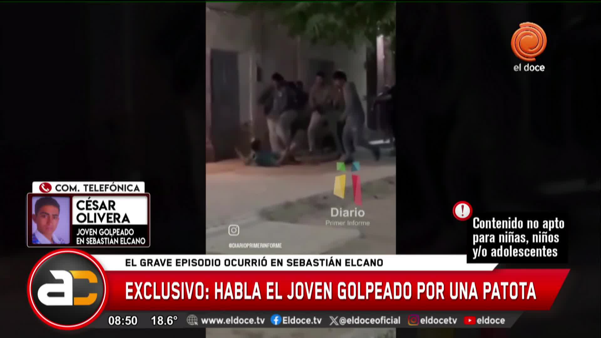 agredido sebastian elcano