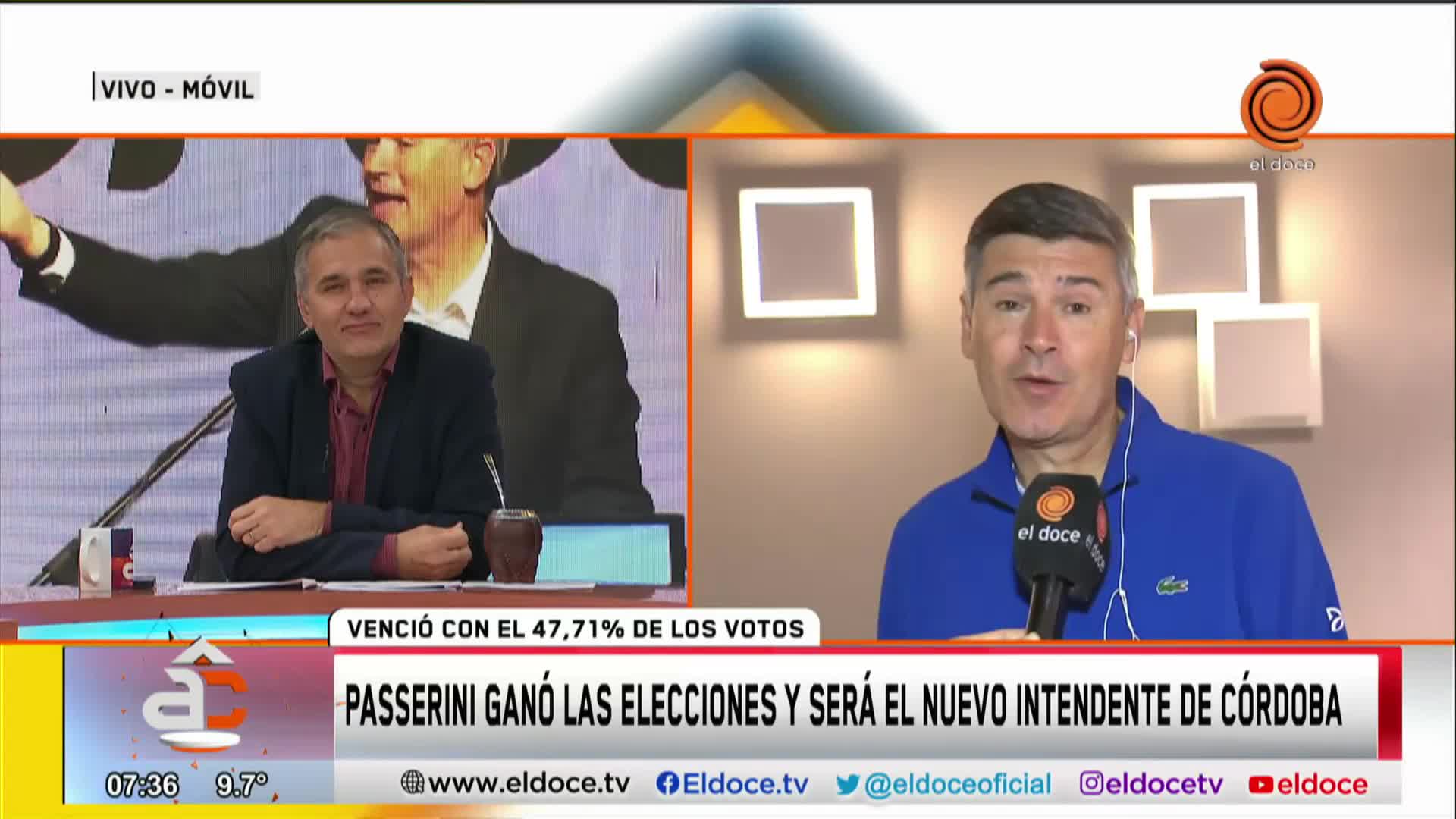 Passerini, el intendente electo: "De Loredo no me llamó"