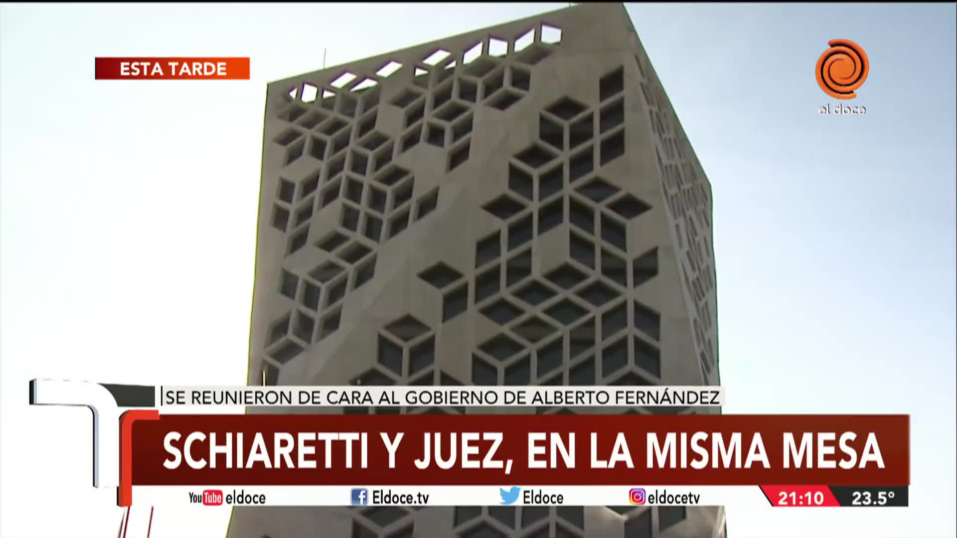 Juez dio detalles de la reunión con el gobernador Schiaretti