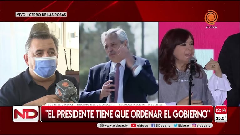 Para Mario Negri, la carta de Cristina al Presidente “fue un ultimátum”