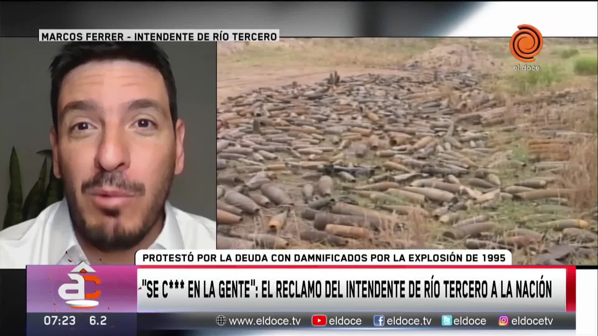 El enojo del intendente de Río Tercero con la Nación: "Indigna la falta de empatía"