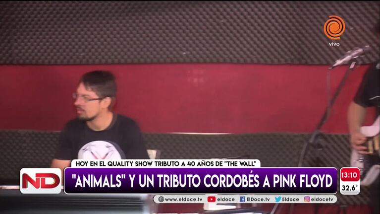 Animals, el tributo cordobés a Pink Floyd estará en Quality