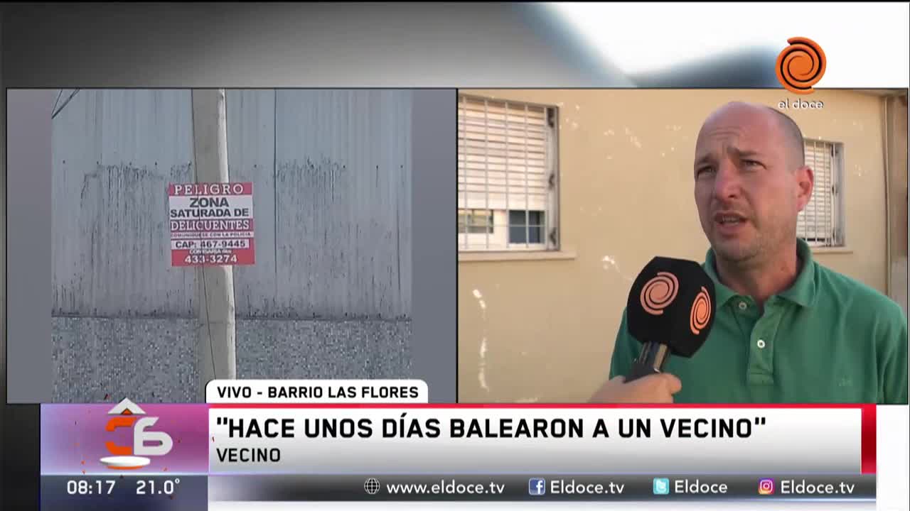 Refuerzan las medidas de seguridad en barrio Las Flores 