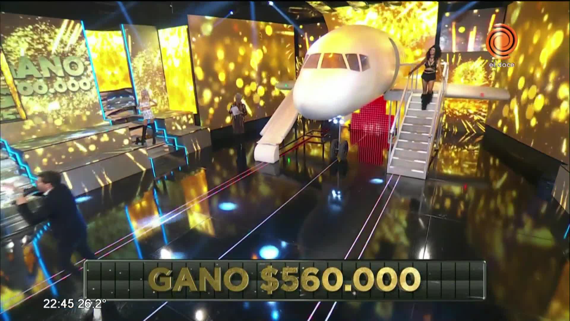 Eugenia ganó 560 mil pesos en Bienvenidos a Bordo