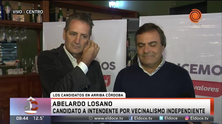 Los candidatos en Arriba Córdoba: Beto Beltrán y Abelardo Losano