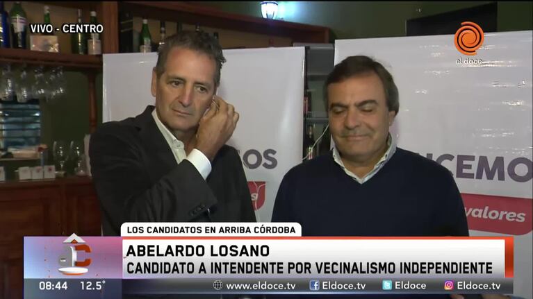 Los candidatos en Arriba Córdoba: Beto Beltrán y Abelardo Losano