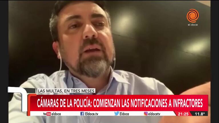 Enviarán notificaciones a infractores detectados por las cámaras de la Policía