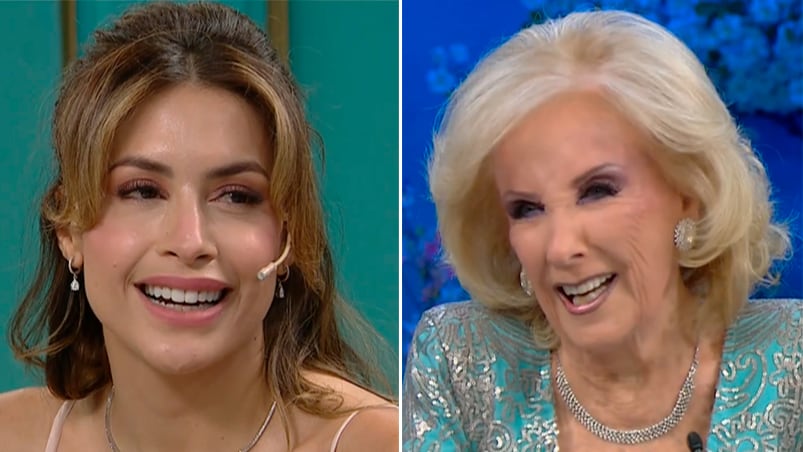 Mirtha Legrand junto a la novia de Tinelli