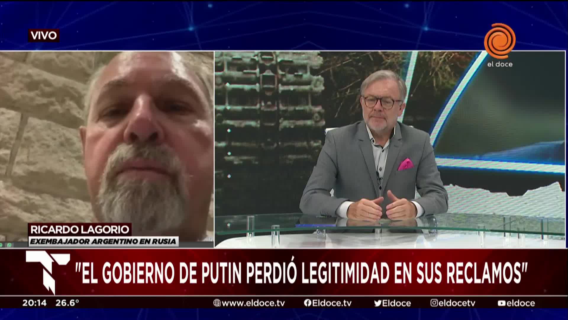 El ex embajador argentino en Rusia criticó a Putín y al Gobierno Nacional