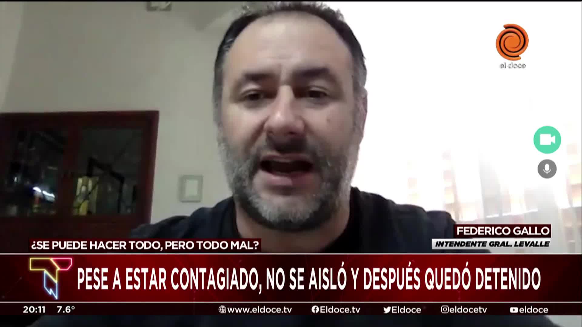 Habló el intendente de General Levalle: "Fue un riesgo totalmente innecesario"