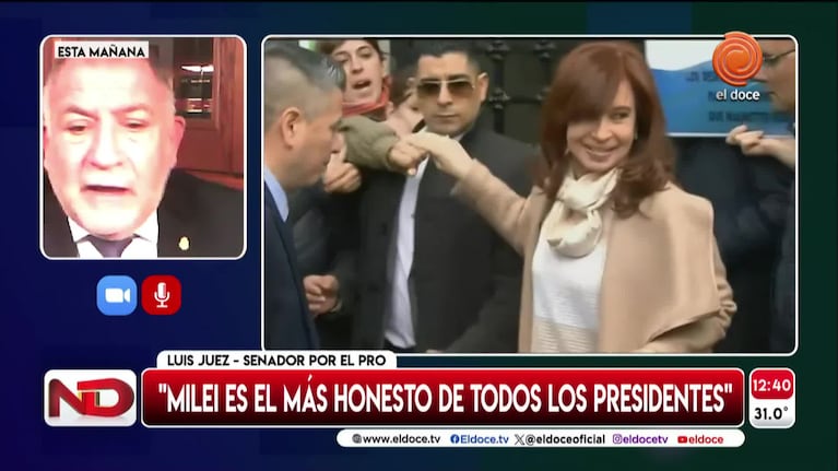 Luis Juez sobre Milei y el escándalo cripto: “Es tan honesto como ingenuo”
