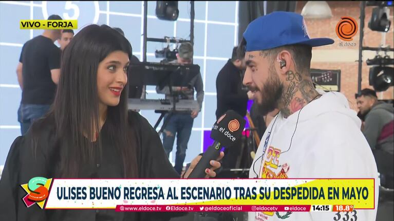 Ulises anticipó su show en Forja
