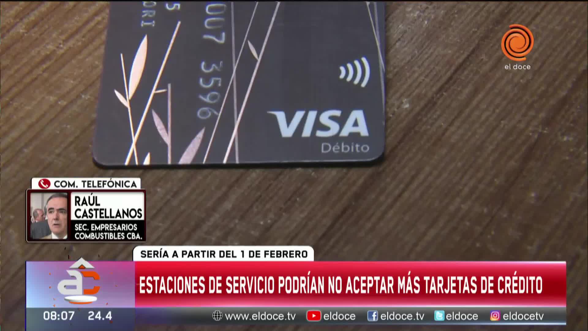 Las estaciones de servicio podrían no aceptar más tarjetas de crédito