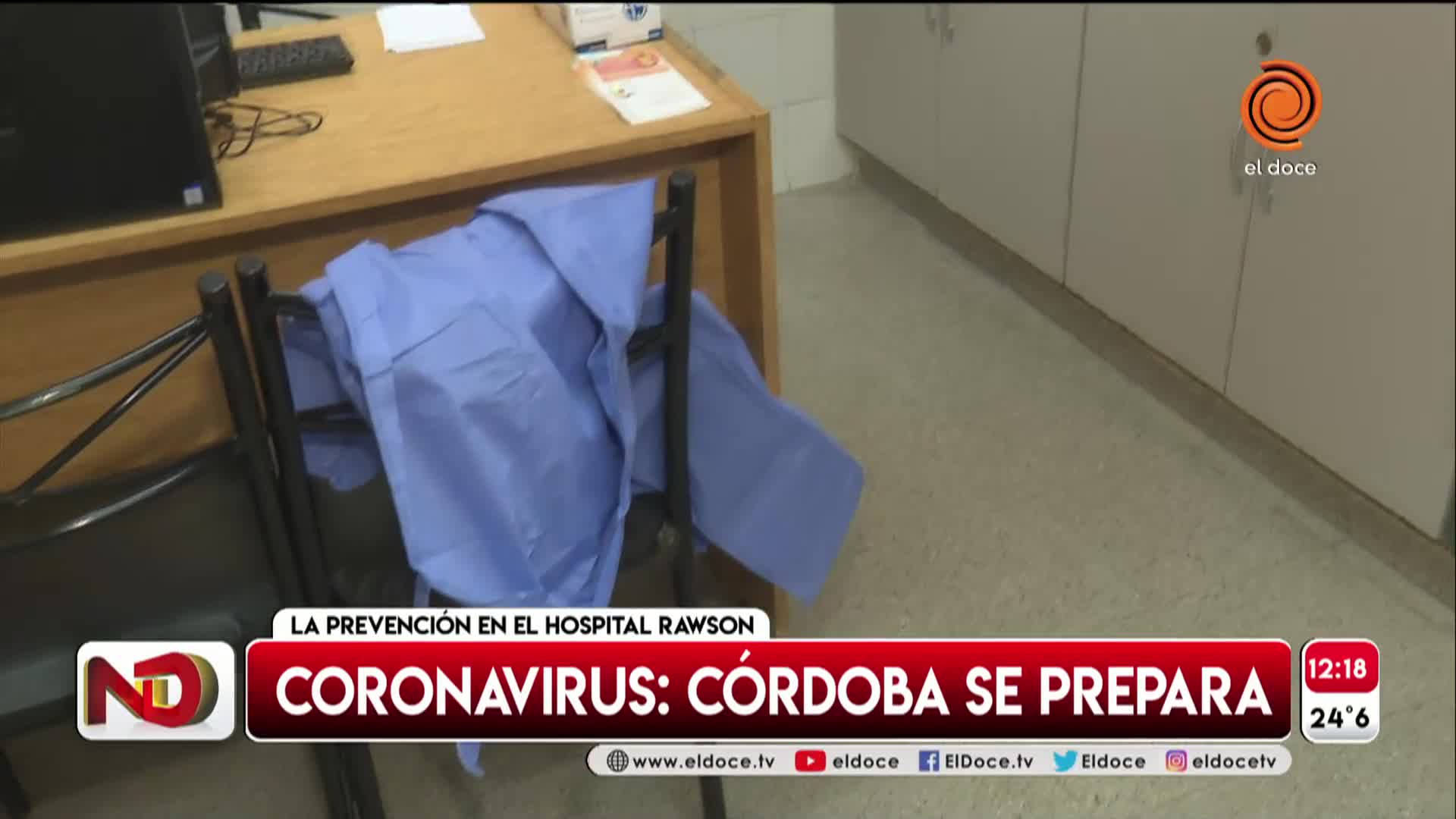 Coronavirus: así son las salas de aislamiento en Córdoba