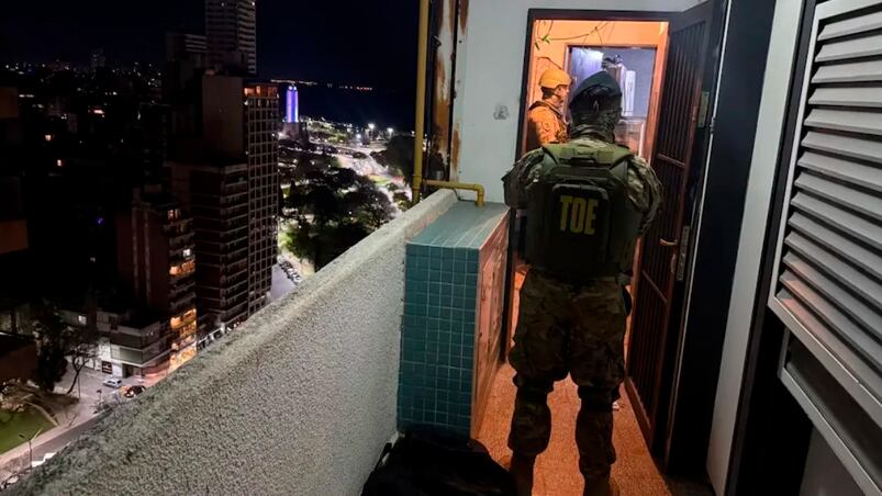 Cinematográfica detención de un peligroso narco en Rosario