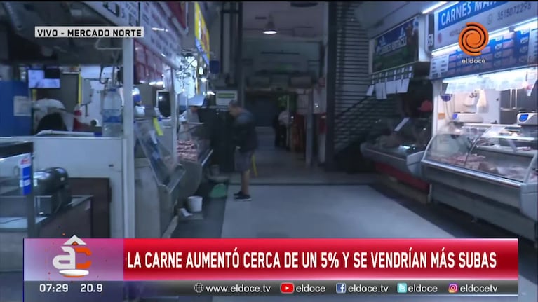 La carne aumentó un 5% y podría tener otra suba la semana próxima