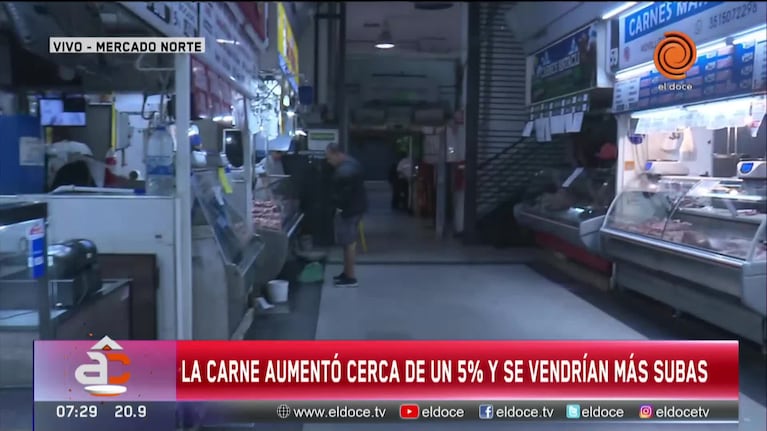 La carne aumentó un 5% y podría tener otra suba la semana próxima