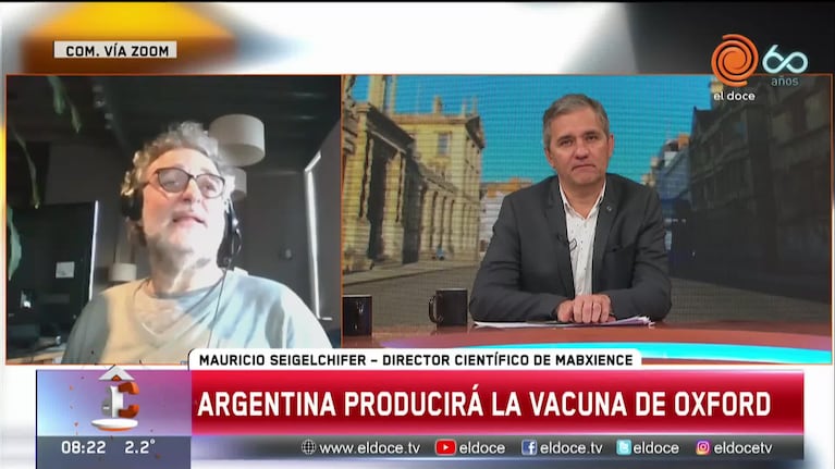 Coronavirus: "Argentina va a producir la parte principal de la vacuna"
