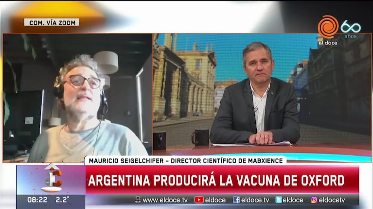Coronavirus: "Argentina va a producir la parte principal de la vacuna"