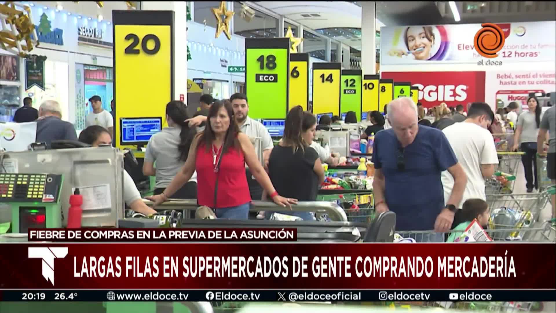 Fiebre de compras en Córdoba ante el cambio de Gobierno