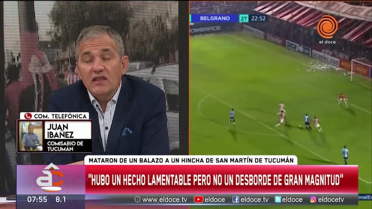 La palabra de un comisario de Tucumán tras el crimen del hincha de San Martín