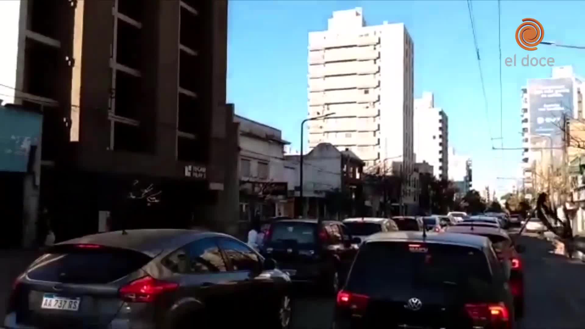 Protesta de médicos en el centro