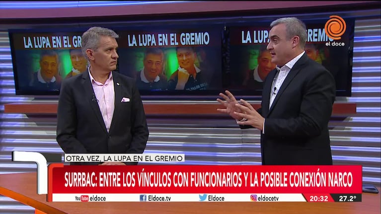 Surrbac: investigan la conexión del gremio con el narcotráfico