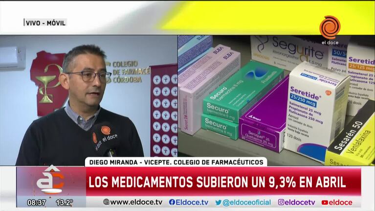 Explicaron por qué los medicamentos subieron un 9,3 por ciento en abril