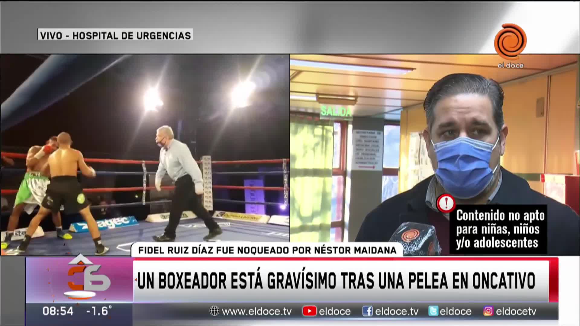 Sigue grave el boxeador que sufrió un nocaut en Oncativo