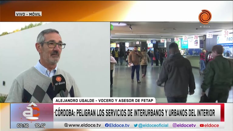 Córdoba: peligran los servicios de interurbanos y urbanos del interior