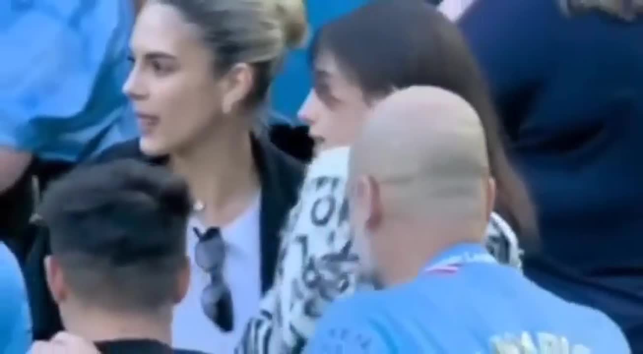 La hija de Guardiola, deslumbrada con Julián