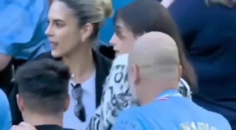 La hija de Guardiola, deslumbrada con Julián